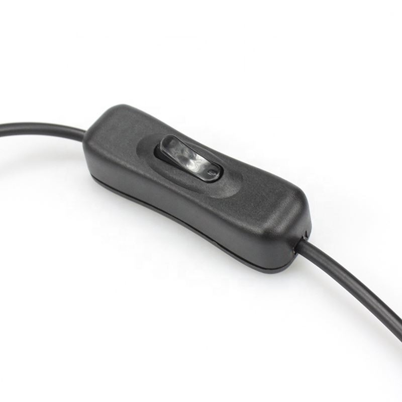 DC2.1×5.5mm Plug to Jack Cable with On Off Switch