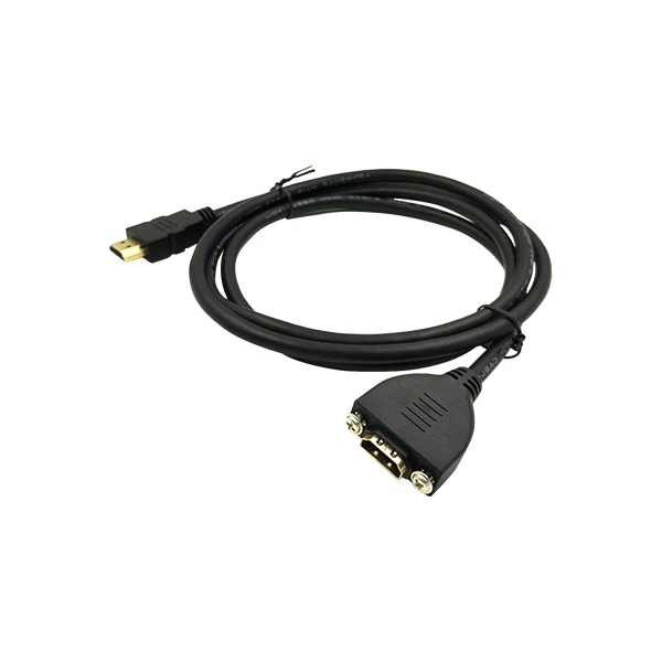 HDMI Male To Female Extension Cable With Screw Hole