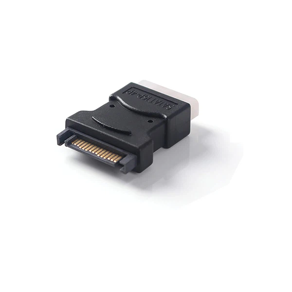 SATA II Male to 4 PIN Molex Female Power Adapter