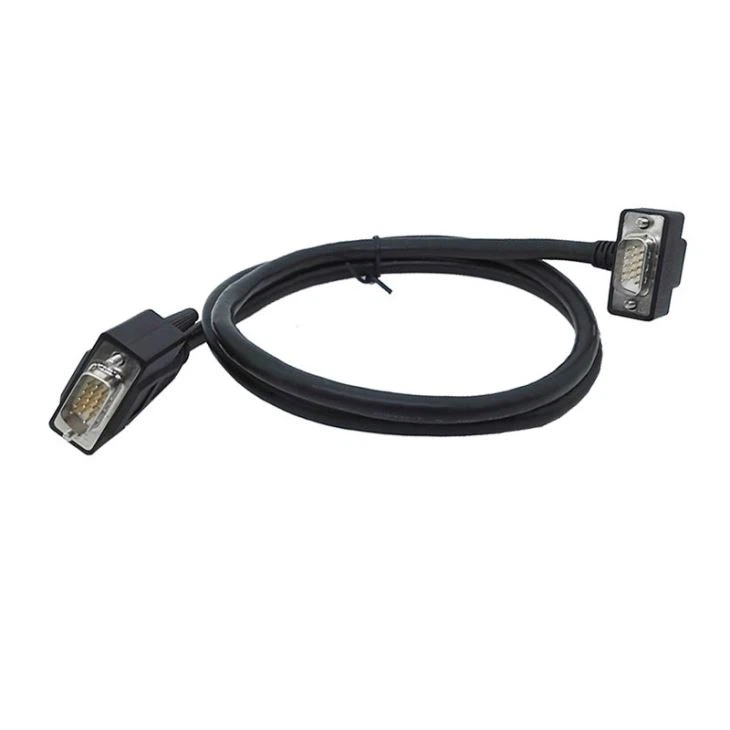 Up angle HD15 to Down angle VGA 3+9 Cable