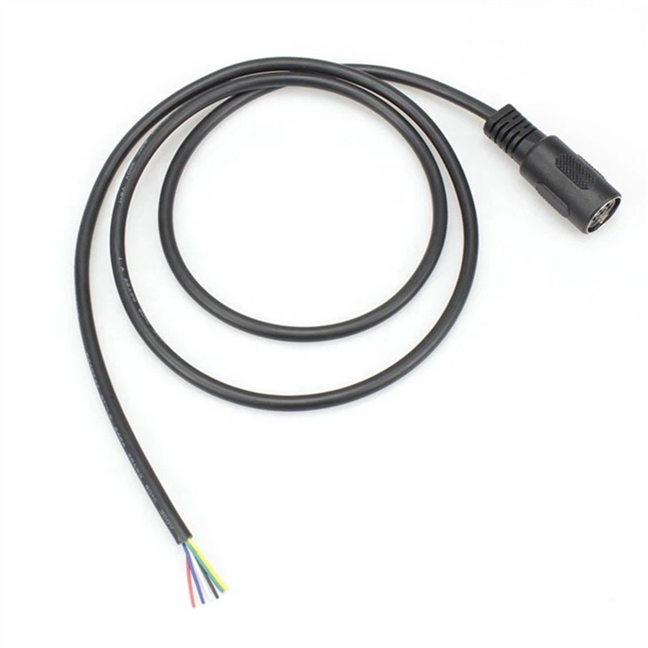Microvitec Monitor Din 6 Pin female Open Cable